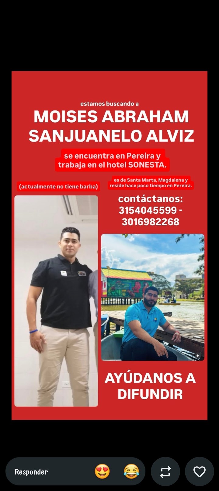 Foto de Moisés abraham Sanjuenalo alvis