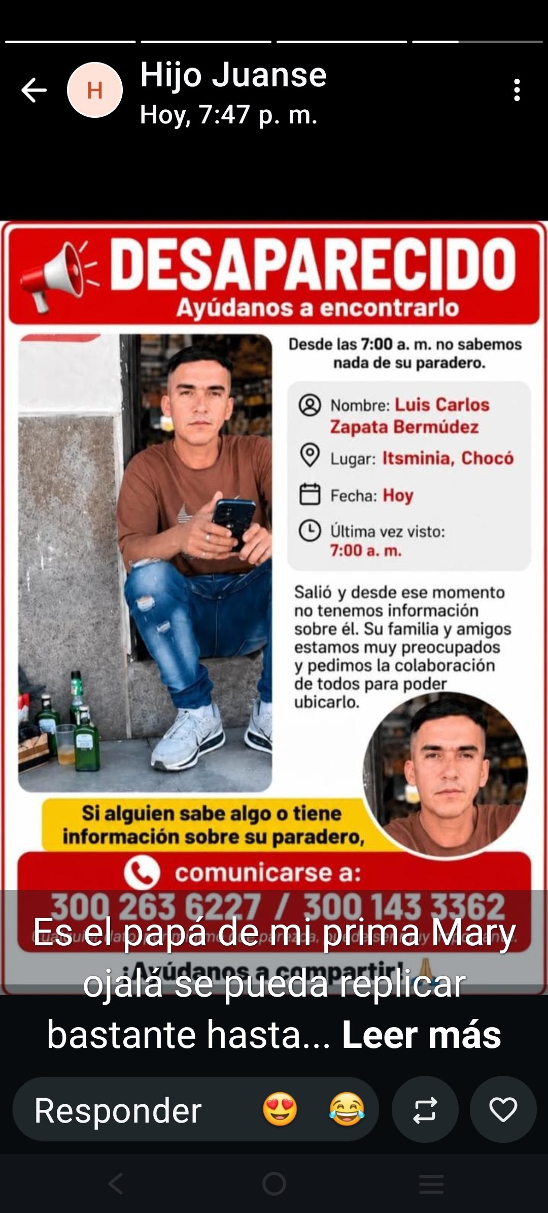 Foto de Luis Carlos Zapata