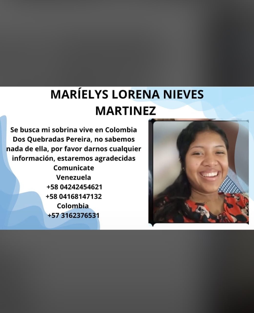 Foto de marielys lorena nieves martinez