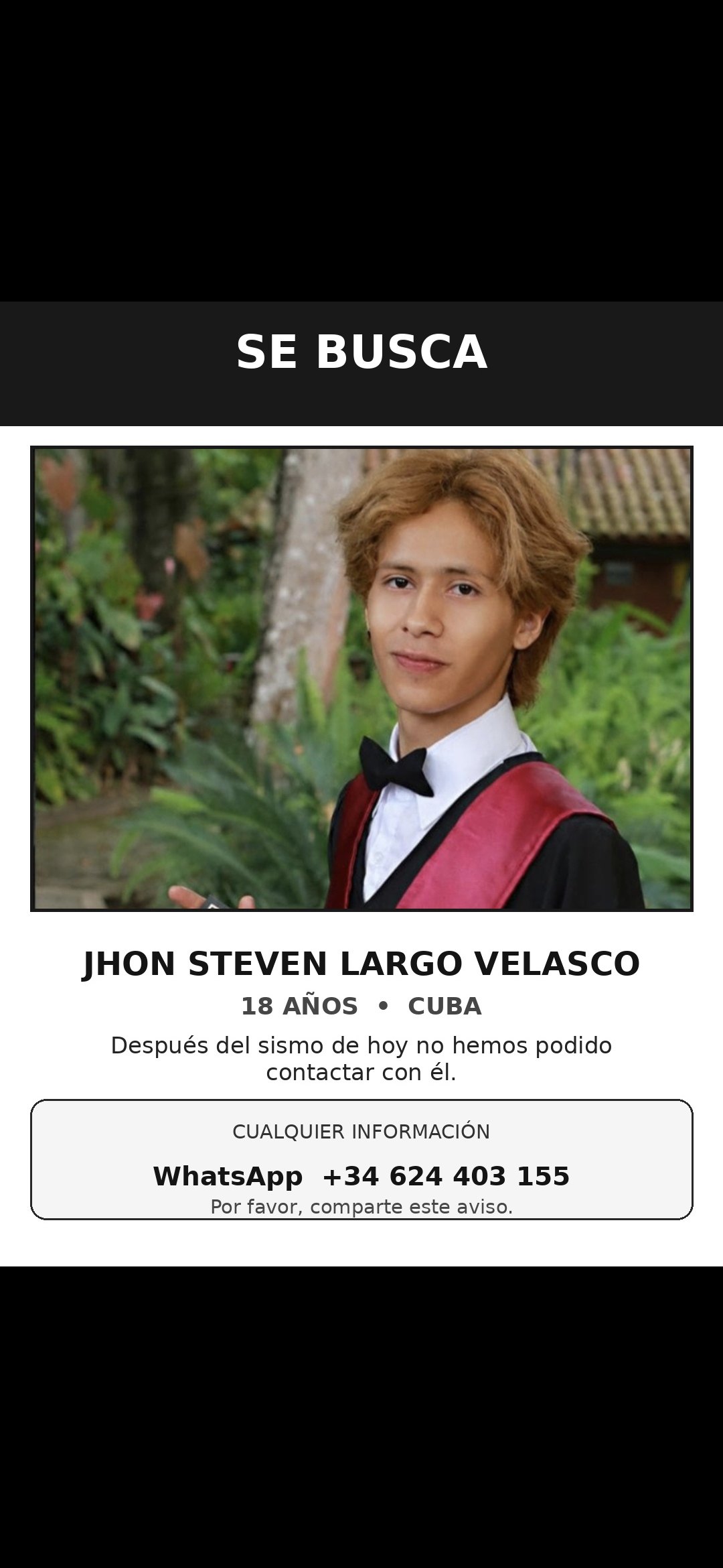 Foto de Jhon Steven Largo Velasco