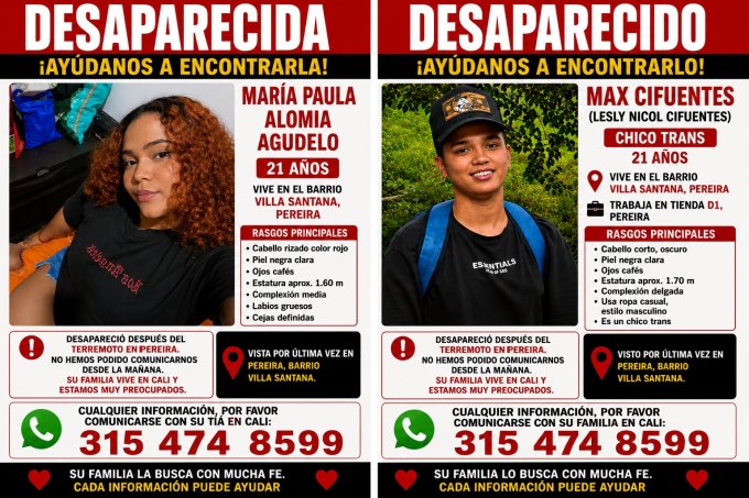 Foto de Maria paula y nicol Alomia agudelo
