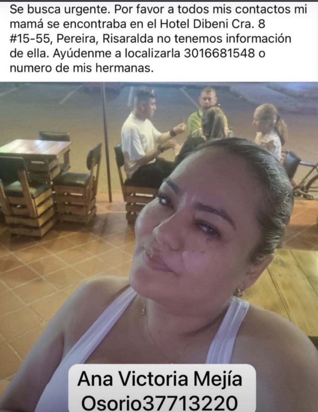 Foto de Victoria Mejía Osorio