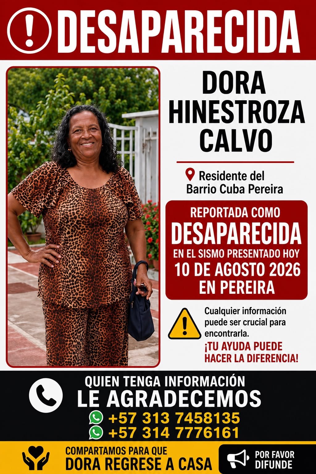 Foto de Dora Hinestroza Calvo