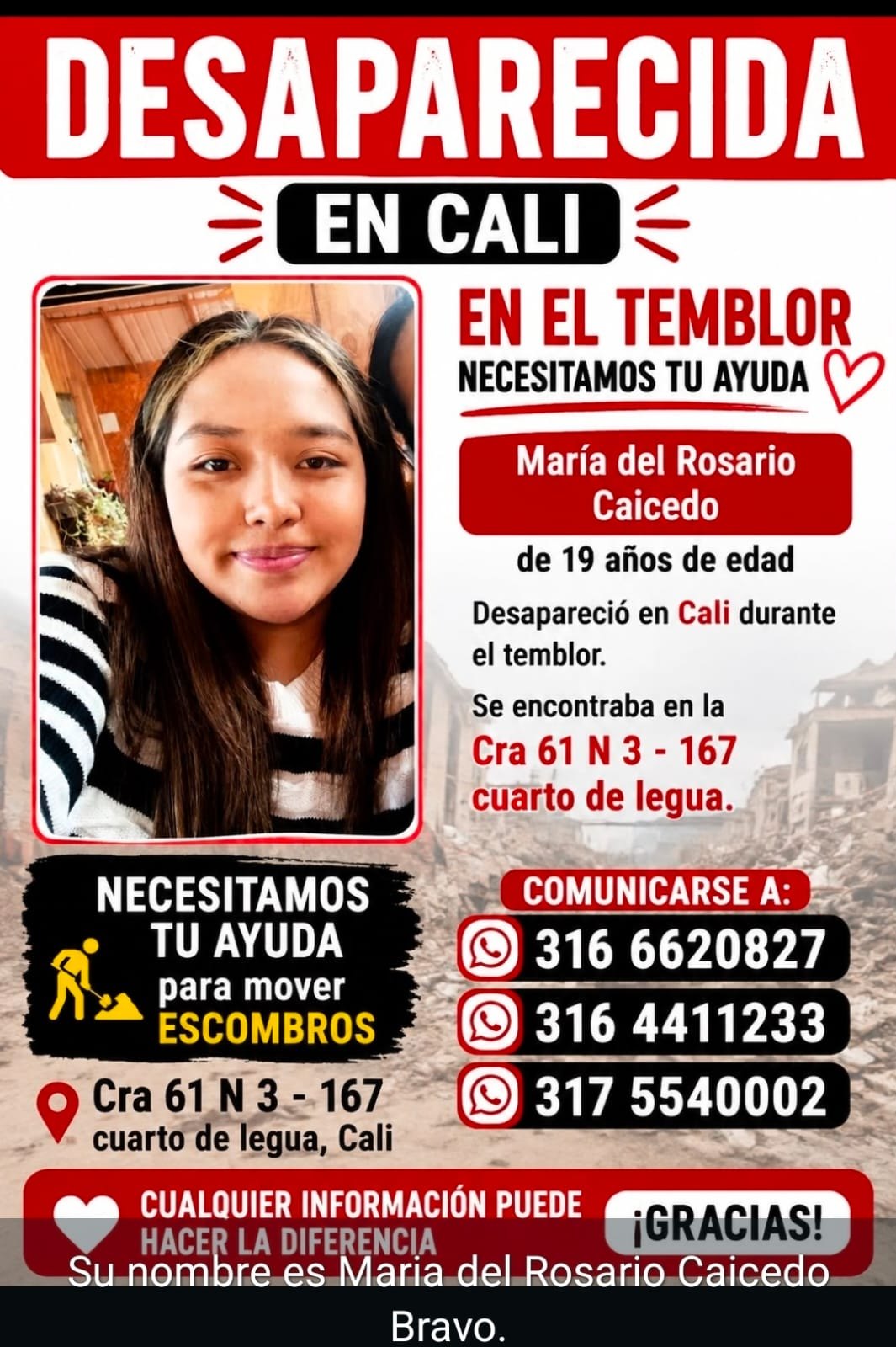 Foto de María del Rosario Caicedo bravo