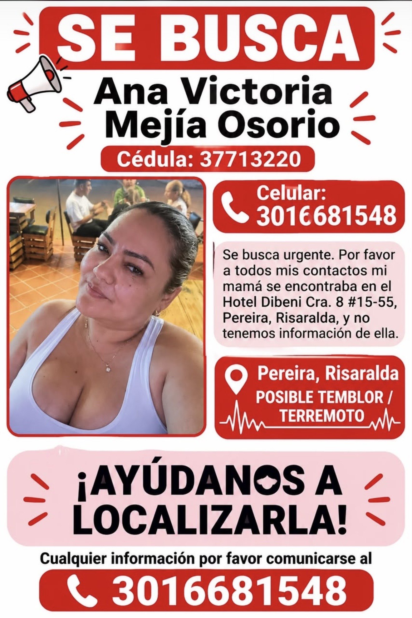 Foto de Ana Victoria Mejía Osorio
