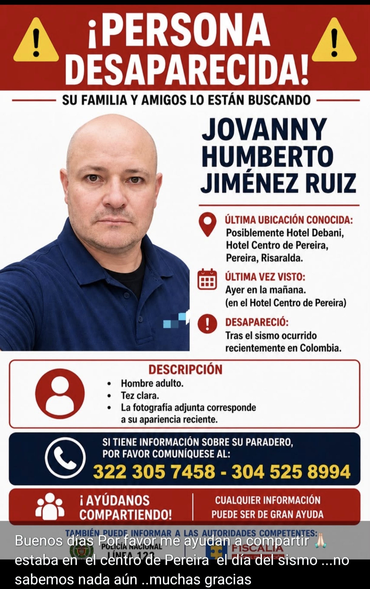 Foto de JOVANNY HUMBERTO JIMENEZ RUIZ