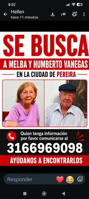 Foto de Melva y Humberto Vanegas Restrepo