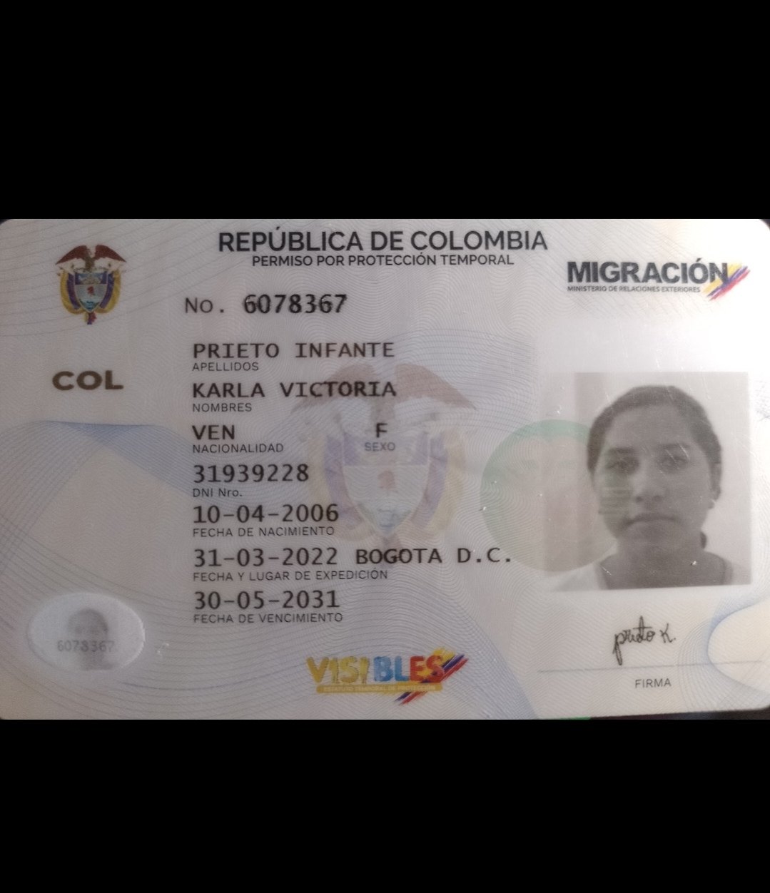 Foto de Karla victoria Prieto infante