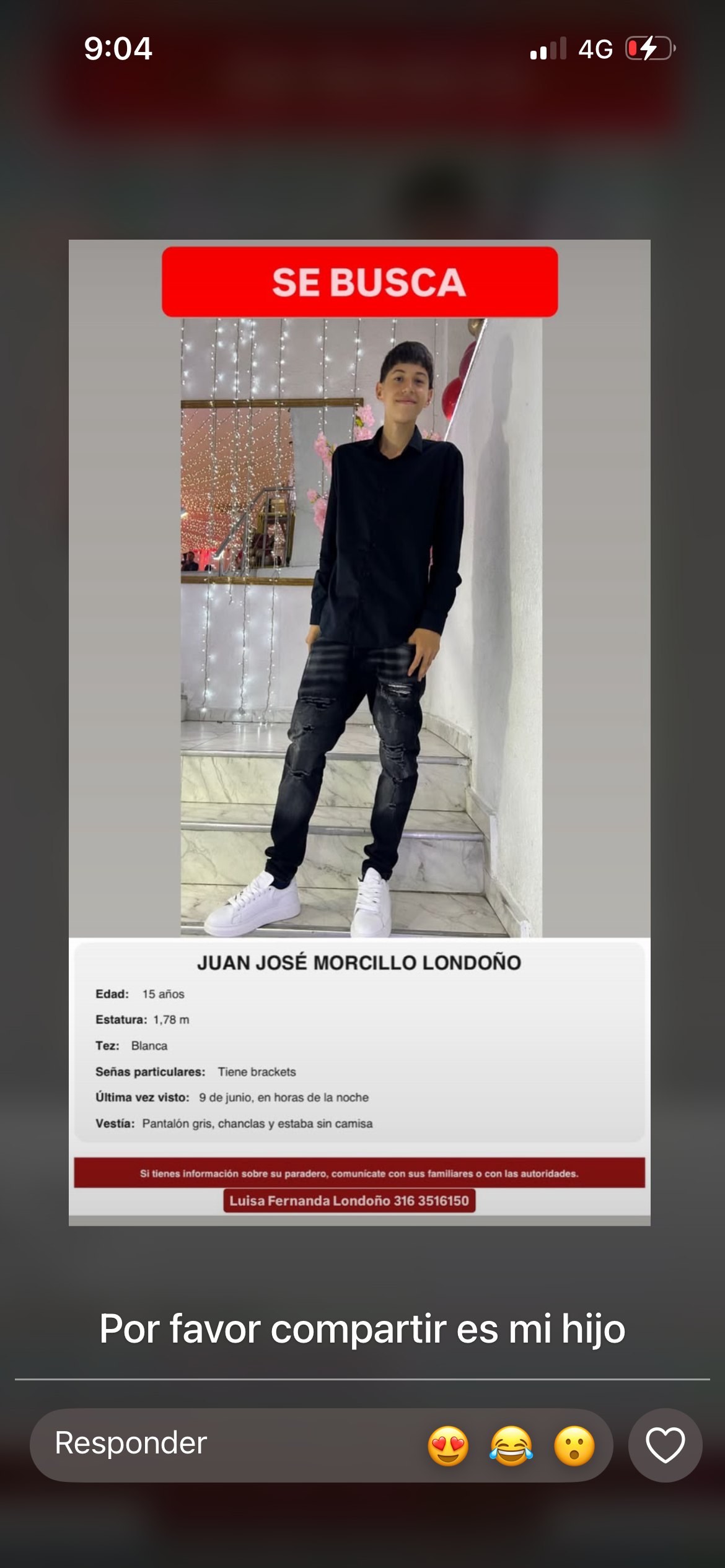 Foto de Juan José Morcillo Londoño