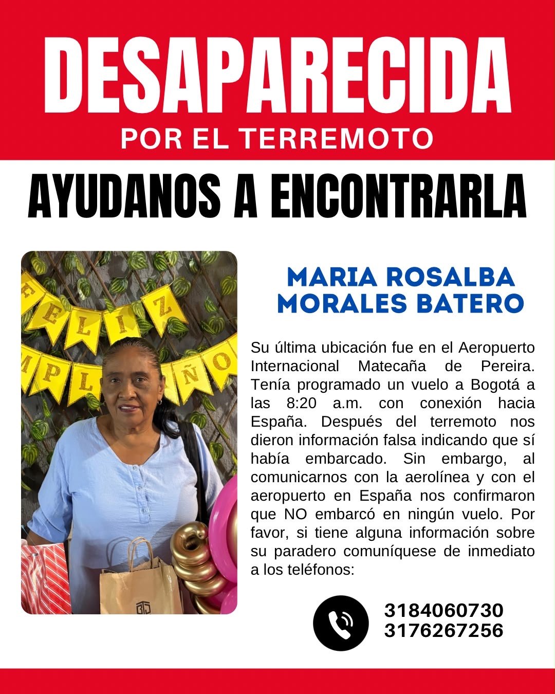 Foto de María Rosalba Morales Batero