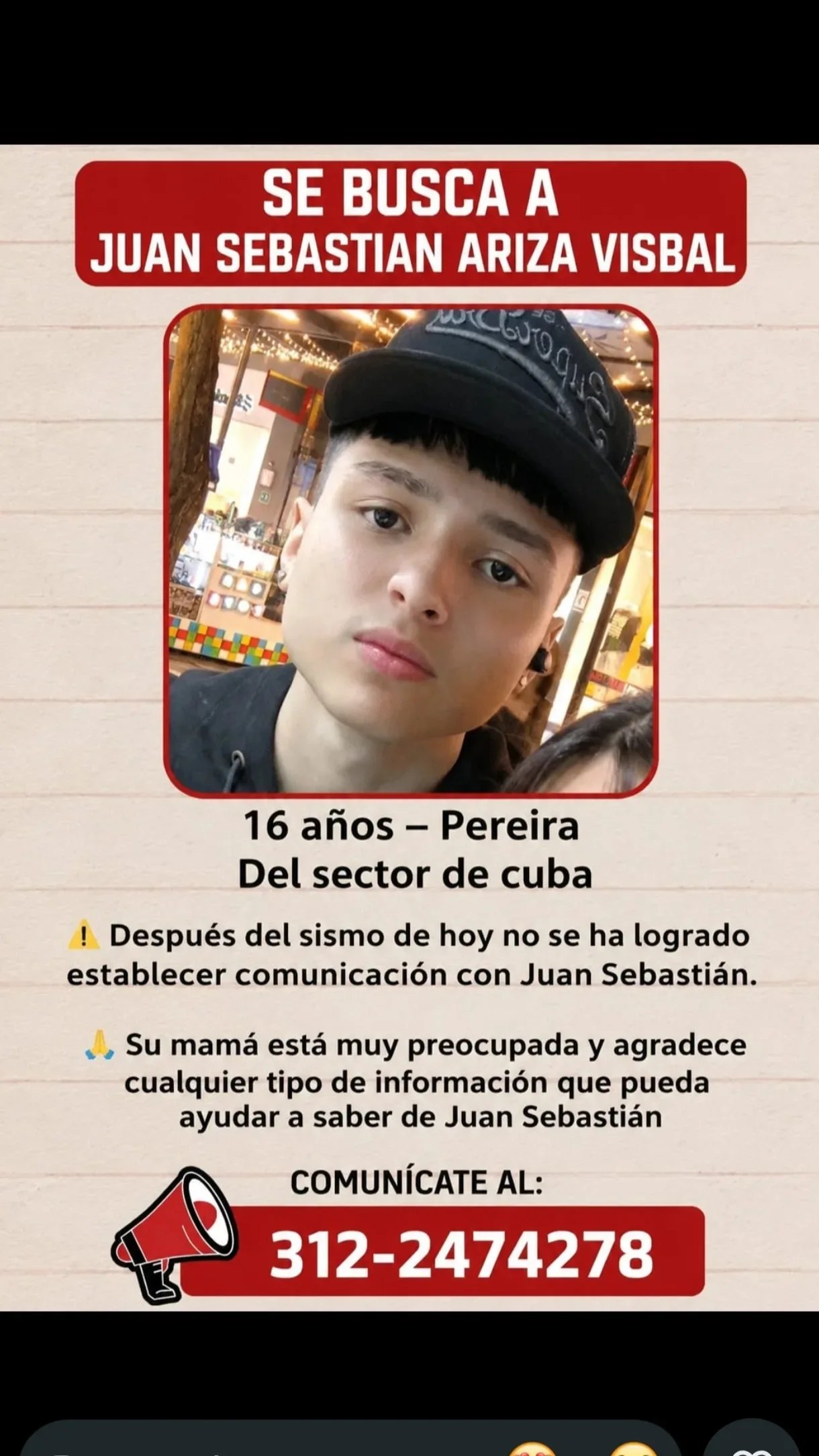 Foto de Juan Sebastián Ariza visbal