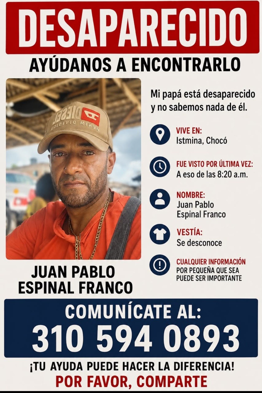 Foto de Juan Pablo Espinal Oyola