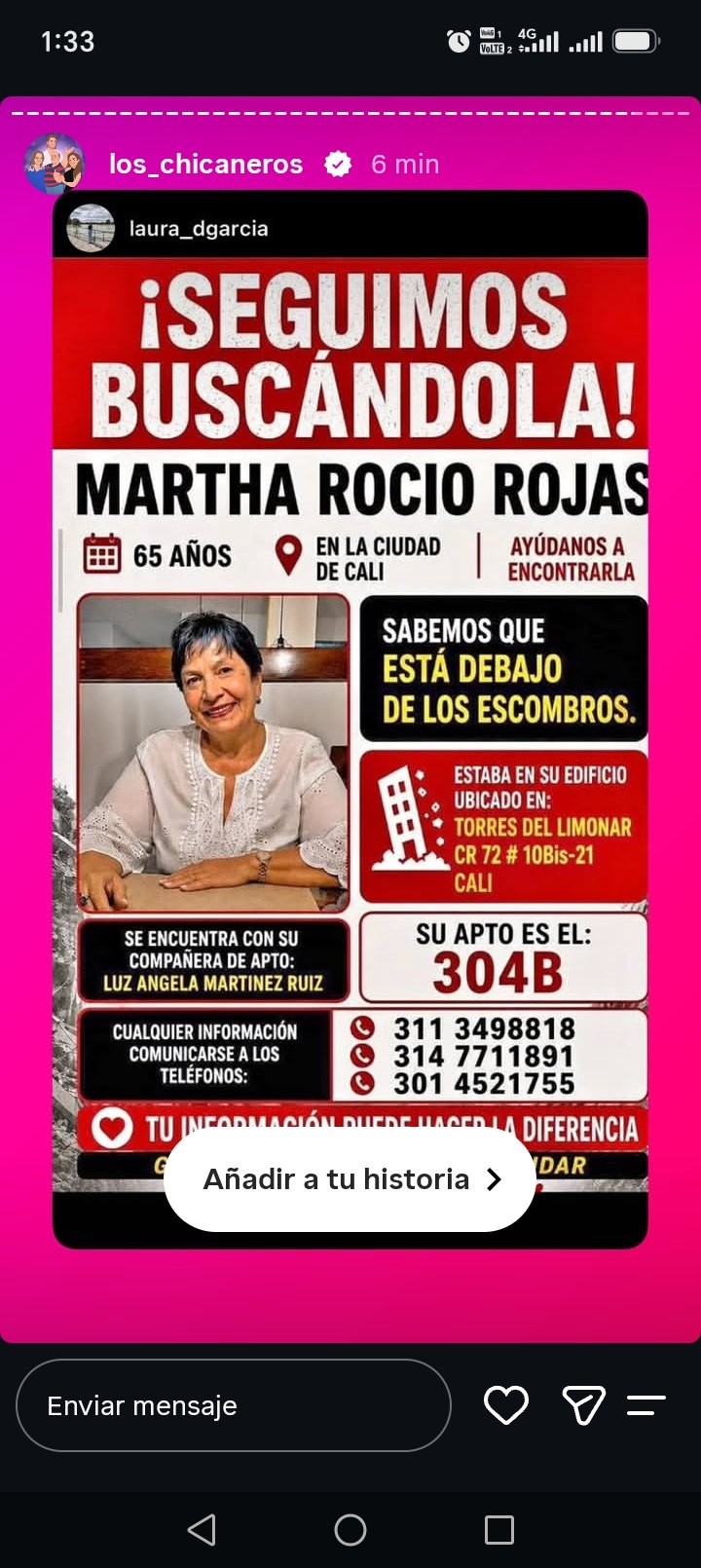 Foto de Martha Rocío Rojas