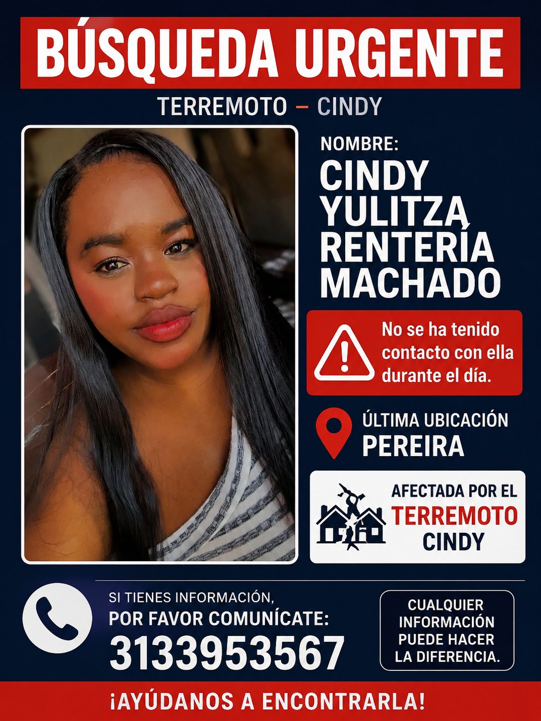 Foto de Cindy Yulitza Rentería machado