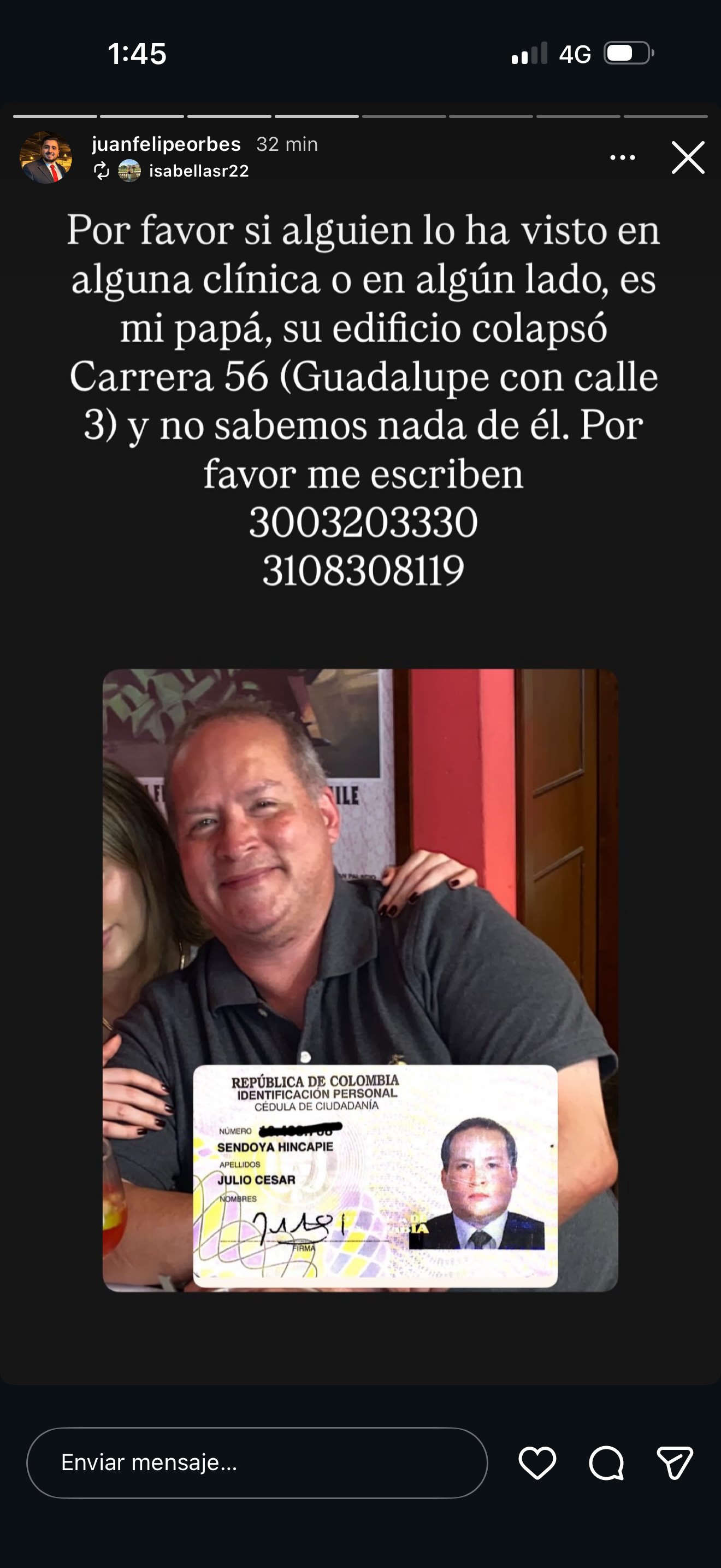 Foto de Julio César Sendoya hincapie