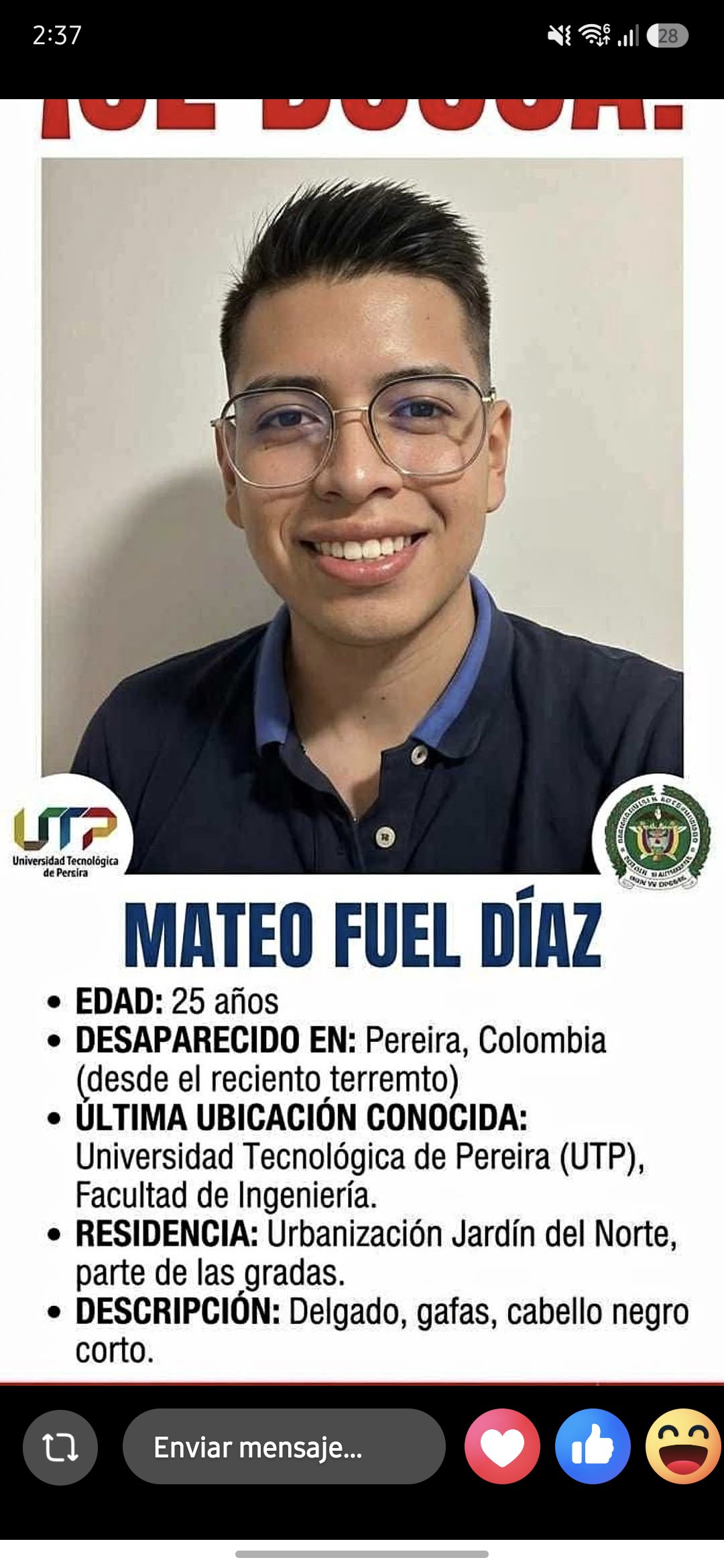 Foto de Mateo Fuel Diaz
