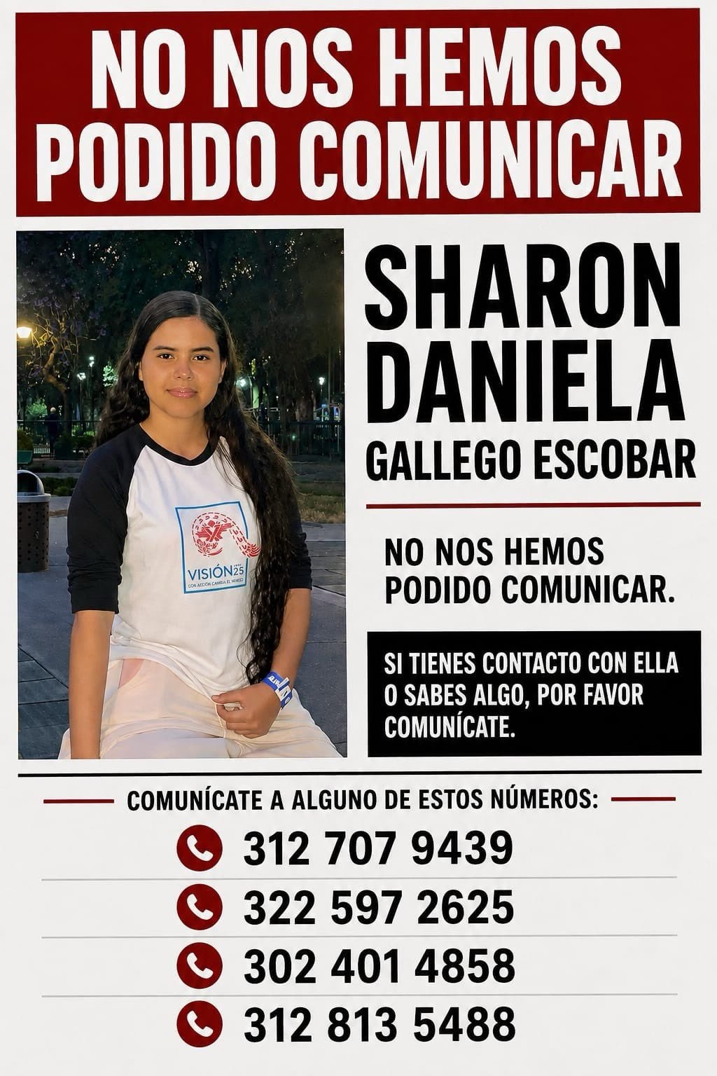Foto de Sharon Daniela Gallego Escobar